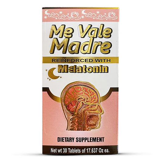 Me Vale Madre Pastillas Reforzado con Melatonina 30 Tabletas