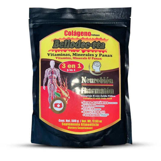 Suplemento en polvo Bellodec-tta 500g/ 17.63 oz