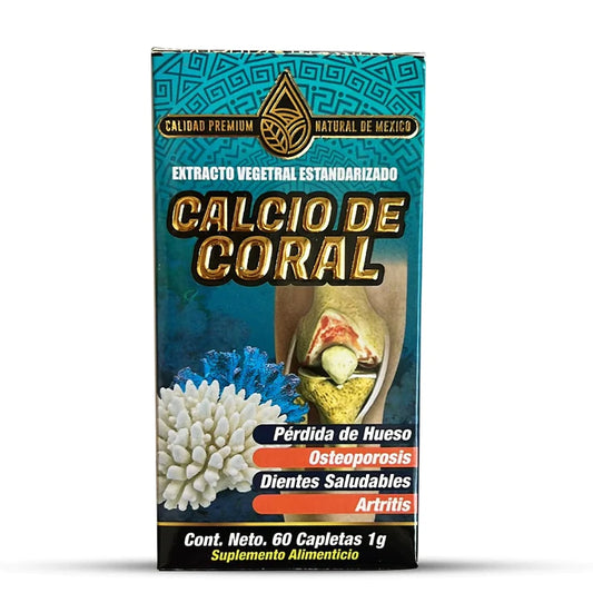 Suplemento Calcio de Coral Coral Calcium Suplement 60 Caplets