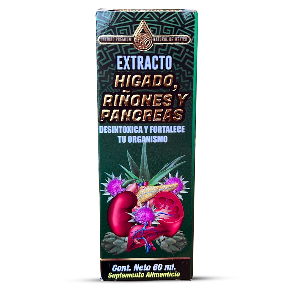 Extracto Higado Riñon y Pancreas Premium 60 Ml.